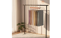 Multi-Layer Pants Hanger No-Mark Clips Foldable Pants Hanger Wrinkle