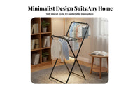 Foldable Heated Airer Space Saving Clothes Rack Floor-Standing Electric Heating for Apartment Dwellers, Homemakers, Small Spaces
