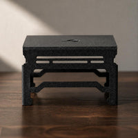 Iron Art Display Stand for Teaware and Collectibles, Desktop Organizer for Teacups and Zisha Pots