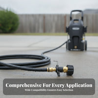 Compact Cylindrical Pressure Washer Adapter Threaded Coupling Connector Pressure Washer Adapter Connector Brass Center