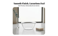 3 Pieces Transparent Bucket and Basin Set With Handle Clear Bucket Basin Ladle Set Easy to Carry Portable Water Pail for Kitchen, Laundry Room