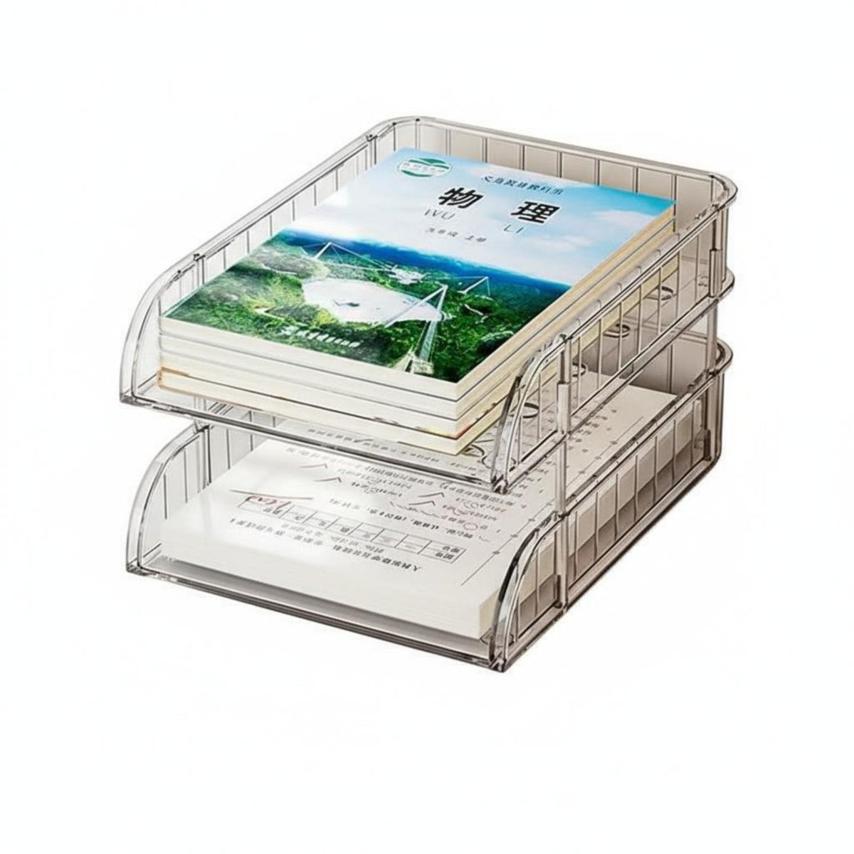 Multi-Compartment document Holder Layered Storage Book in conjunction with Pen holder