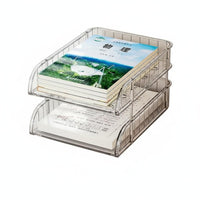 Multi-Compartment document Holder Layered Storage Book in conjunction with Pen holder