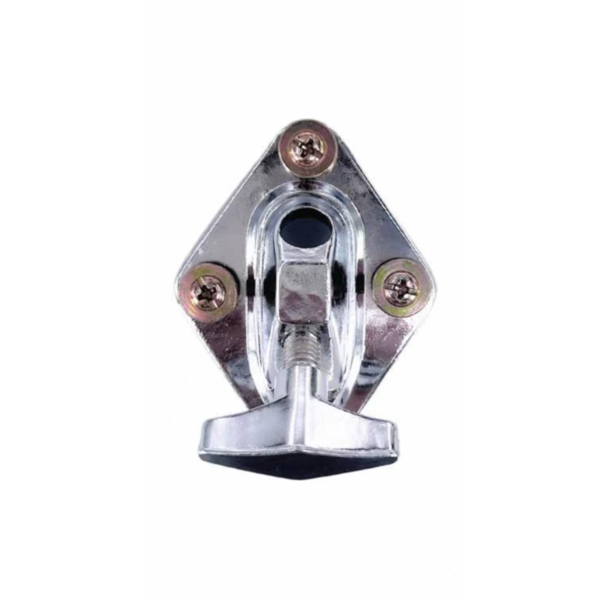 Tom Leg Mount Bracket with Pad Chrome Drum Leg Mount Guard Drum Bracket with Clamp for Drummers, Repair Shops