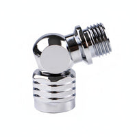 Angled Design Second Stage Regulator Angle Adapter Universal Compatibility Diving Regulator Elbow Adapter Metal Body Breathing Gear Part for Underwater