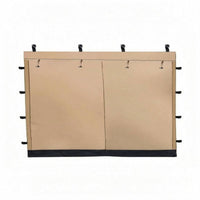 Skirted Double Layer Side Panel Hanging Loops Tent Side Curtain Fastening Straps Canopy Sidewall Reinforced Bottom Border