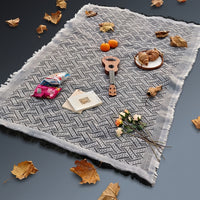 Picnic Blanket and Garden Rug for Outdoor Activities, Extra Large 180x380cm Waterproof Polyester Blend, Plaid Beach Mat and Camping Rug