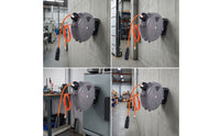 Retractable Air Conduit Reel Automatic Air Conduit Reel with Wall Mount Auto Rewind for Mechanics, DIY Hobbyists, Garage, Workshop