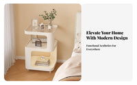 Movable with casters curved designd Rolling Table Light Luxury Rolling curved designd Table Modern and design Household Furniture Multi-Functional for Apartment Dwellers, telecommuter Workers