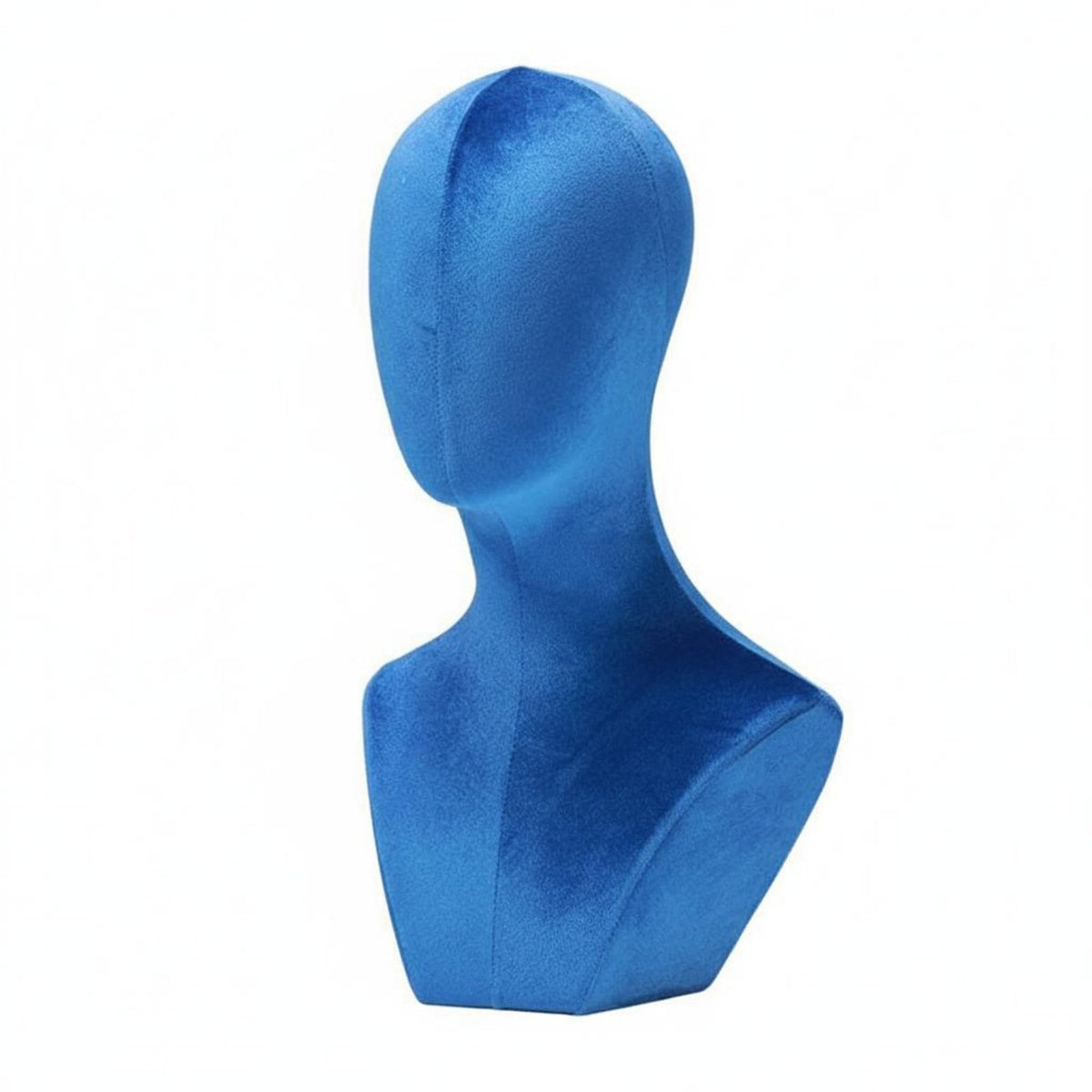 Velvet Mannequin Head Lightweight Hat Display Stand Stable Base for Retail Shop