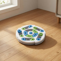 Mentally Stimulating Dog Puzzle Toy with Sliding Segments Mental Stimulation Interactive Dog Toy with Treat Compartments Boredom Relief Puzzle Feeder Enrichment for Bored Dogs, Young Dogs, Mealtime, Indoor Play, Crate Training