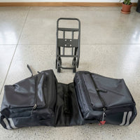 Rear Bike Cargo Rack Aluminum Alloy Bike Cargo Rack Rigid for Commuters, Tourists, Commuting, Expeditions, Mountain Bikes