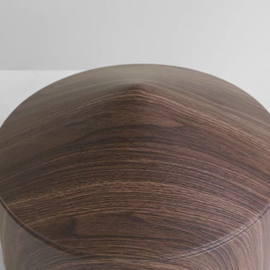 Modern Minimalist Wood Grain Resin Cone Geometric Decorative Ornament