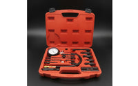 Compression Cylinder Pressure Tester Kit Analog Gauge Compression Tester Kit Multiple Adapters Automotive Tool for Mechanics