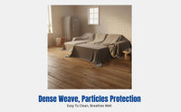 Furniture Debris Cover Cloth, Sofa Bed Table Protector, Breathable Fabric, Home Use