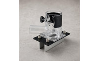 Dust Collection Router Jig Metal Guide Plates Slotting Router Jig Knurled Knobs Carpentry Tool