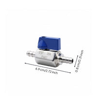 Hose Barb Mini Ball Plumbing Control Compact Size Stainless Steel Ball Watertight Plumbing Part for Irrigation