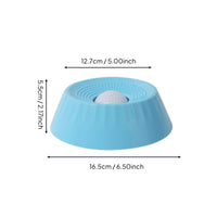 Slow Feeder Bowl Wide Slow Feeder Dog Bowl Interactive for Fast Eaters, Cats, Indoor, Outdoor