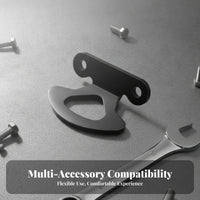 4 Pieces 2 Bolt Holes Cargo-Bed Tie-down Hook High Load Capacity Iron Tie-down Hook Easy Install Transport Gear Heavy Duty