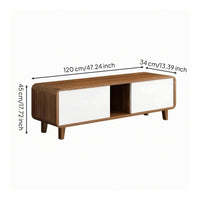 Low Profile Media Console Rounded Edges Low Tv Stand Environmental Screen Display Cabinet