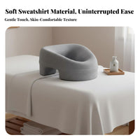 Breathable Beauty Bed Face Pillow Ergonomic Design Memory Foam Face Cradle Surround Support for Spa Clients, Adults, Home, Bedroom, Travel