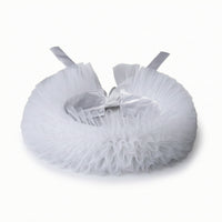 Tulle Voluminous Ruffled Layered Neckwear for Stage Performances