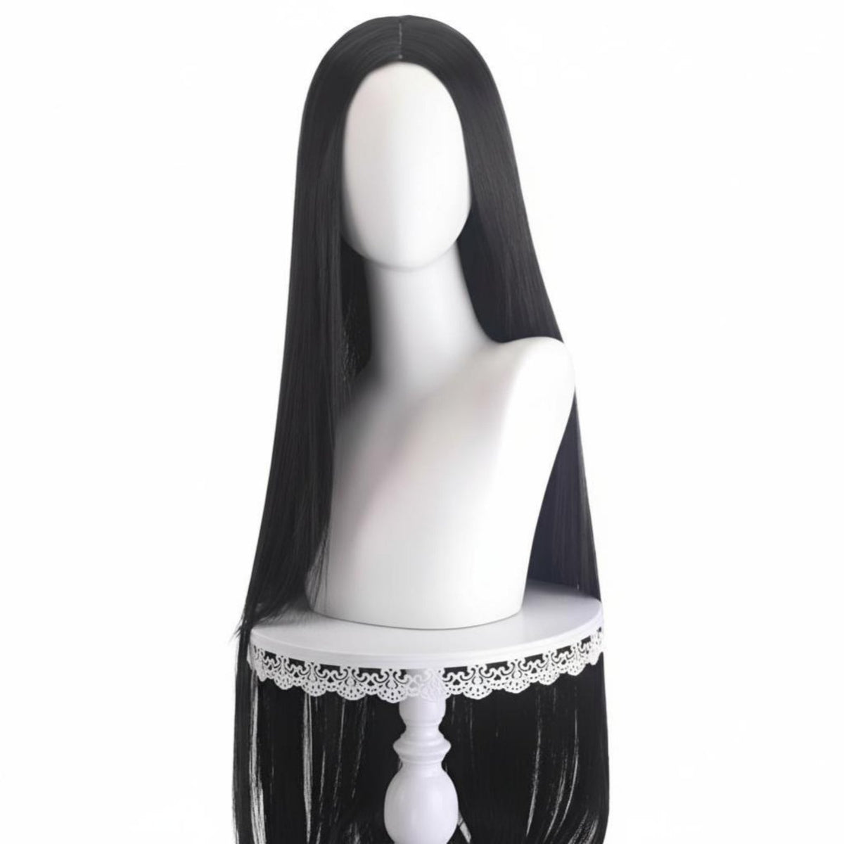 Middle Part Cosplay Wig, Long Straight 100cm, Unisex, Synthetic Fiber, Multi-Color, Anime