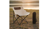 Portable Moon Chair Foldable Camp Chair Waterproof for Camping, Beach