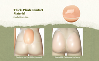 Lightweight pelvic ski pad
