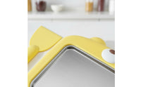 Quick Freezing Non-Electric Fried Ice Cream Plate Easy to Use Rolled Ice Cream Appliance Food-Grade Stainless Steel Bear Shaped Yogurt Freezer Plate for Families, Kids, Home