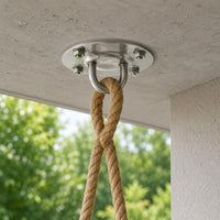 Hanging Loop Plate Four Holes Ceiling Hanger Plate Polished Finish for Overhead