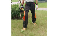 Woodcutting Pants Multi-Compartment Cut Resistant Pants Shielded Work Trousers for Gardeners