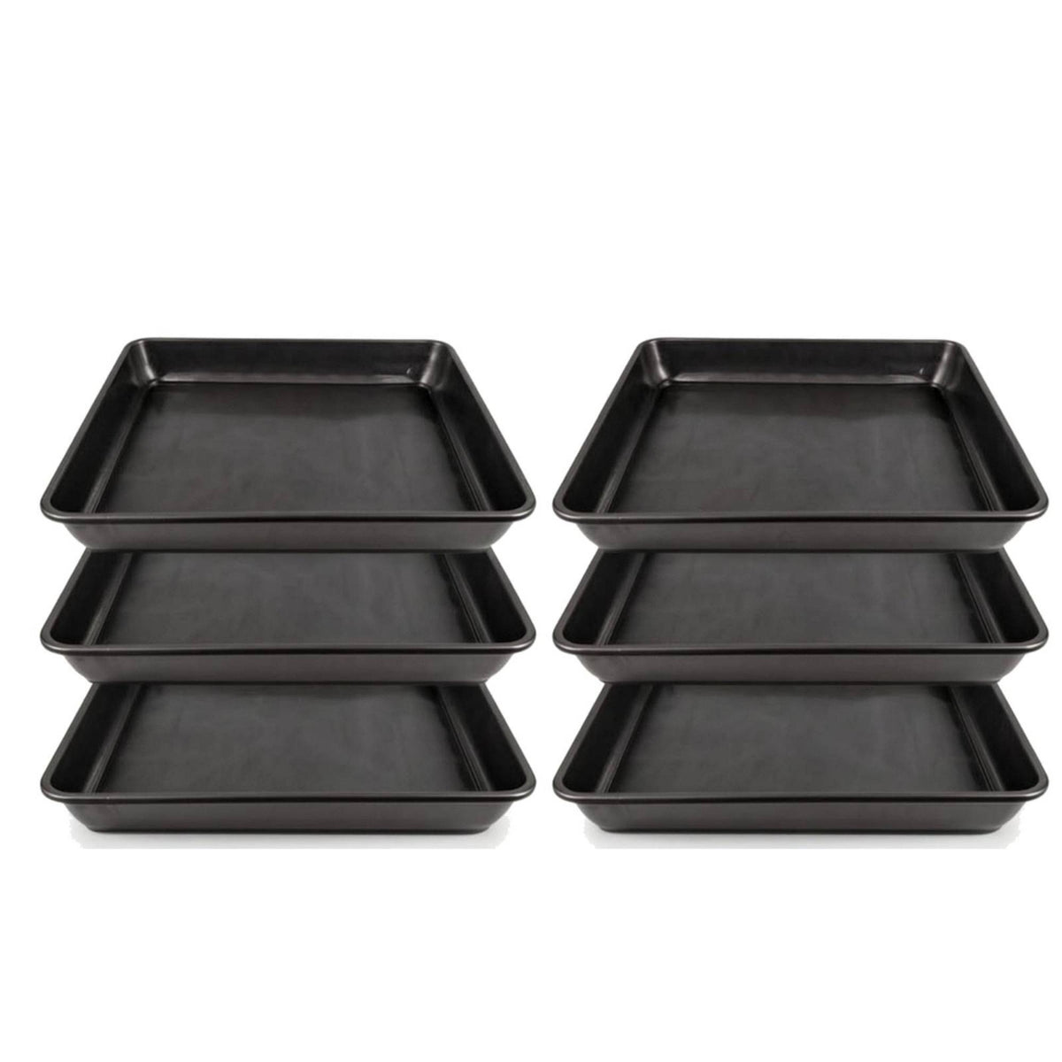 6 Pieces Stepping Stone Tray DIY Stepping Stone Tray Reusable Cement Casting for Homeowners, Gardeners, Garden Path, Patio Walkway, Backyard