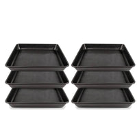 6 Pieces Stepping Stone Tray DIY Stepping Stone Tray Reusable Cement Casting for Homeowners, Gardeners, Garden Path, Patio Walkway, Backyard