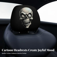 Car Headrest Cover Decorative Funny Car Headrest Stain-Resistant Resistant for Drivers, Families, Automobile, Daily Commute, Road Trips