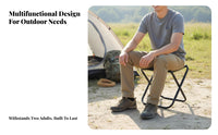 Foldable Portable Field Desk Chair Space-Saving Folding Chair with Writing Table Quick Fold Collapsible Stool with Desk Lightweight for Students, Soldiers, Hiking, Travel, Training Sessions, Fishing