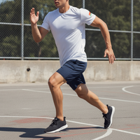 Men's Breathable Quick-Dry Short Sleeve Training Suit Set