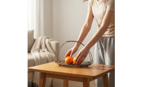 Iron Fruit Tray Antique Finish Vintage Wire Tray Breathable Home Decor for Festive Table