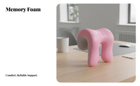 Office Rest Pillow Memory Foam Desk Rest Pillow Slow Recovery Ergonomic Support for Students, School