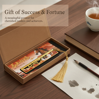 Year of the Horse Metal Bookmark Ruler, Chinese Style Hollow Design, Exquisite Stationery Gift for Students and Teachers