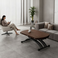 Liftelevating Coffee Table Space-Saving Coffee Table with Lift Top Mobile Workstation for Living Room, Small Apartments