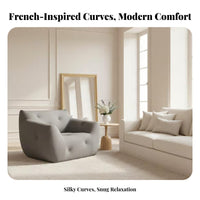 French design Caterpillar Floor Sofa Plush Comfort Caterpillar Couch Lowsilhouette Home Furniture dense Foam Filling for Homeowners, Adults, Students, Living Room, Bedroom, Apartment, perusing corner