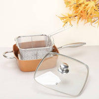 Versatile Cooker Large Capacity Versatile Cookware Set Easy to Clean Nonstick Cooking Pan with Accessories for Beginner Cooks, Students