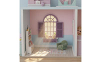 Realistic Look Dollhouse Window Model Detailed Frame 1:12 Scale Window Decoration Shutter Design
