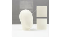 Mannequin Head with Stand Textile-coveredCovered Mannequin Head Hat Display Stand Upright Freestanding for Retailers