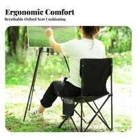 Foldable Design Portable Sketching Stool Folding Camping Chair small-sized Size Camp Seat Easy Storage for Art Students, Fishermen, al fresco dinings, Outdoors, Fishing, Hiking