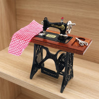 Dollhouse Stitching Apparatus with Accessories Realistic Miniature Stitching Apparatus Authentic