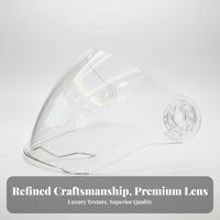 Ultra-Clear Helmet Visor Scratch-Resistant Helmet Face Cover Wind-Proof Electric Scooter Visor Windproof