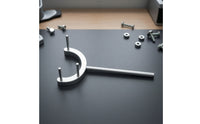 Steering Tool Square Drive Three-Jaw Wrench Tool Long Handle Long-Lasting for Mechanics, Auto Repair, Workshops