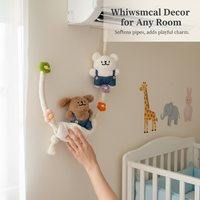 Decorative Rope Wrap Kit for Pipes with Ornaments